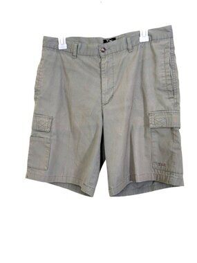 Fox Mens Cargo Golf Shorts Size 34 Khaki Green Outdoor Lightweight Performance